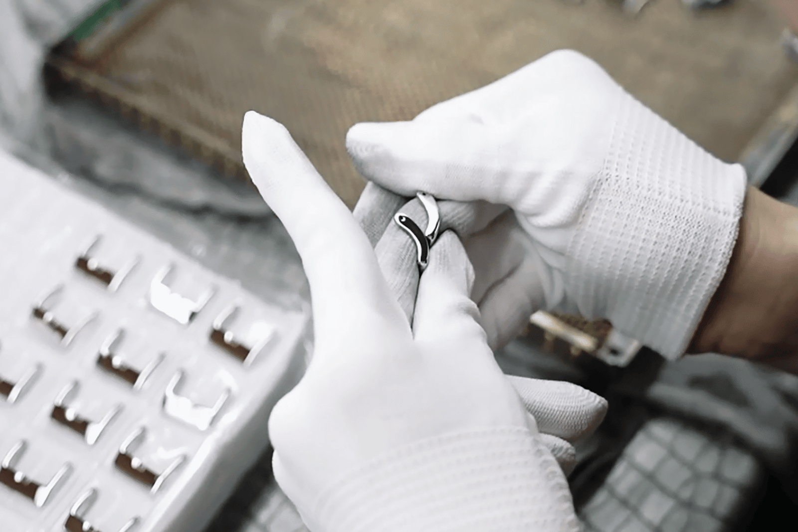 Dimensional and surface inspection of finished buckles