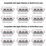 Smart Watch Connector for IWatch Stainless Steel Adapter 38mm 40mm 42mm 44mm 45mm 41mm for Apple Watch